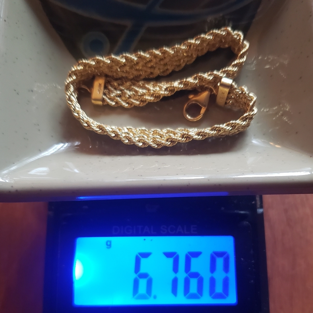 AURAFIN 18K Gold Bracelet